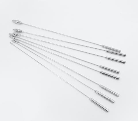 8 Piece Rosebud Dilator Sounding Kit by Love In Leather - Urethral Sounds