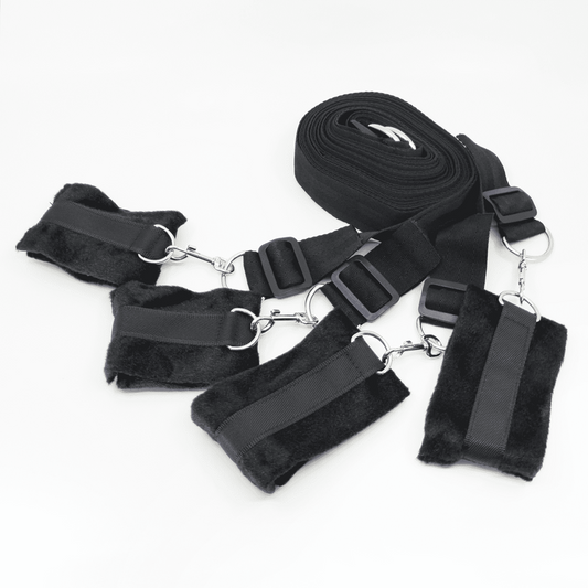 Discreet Bedroom Bondage - Love In Leather Restraint Kit
