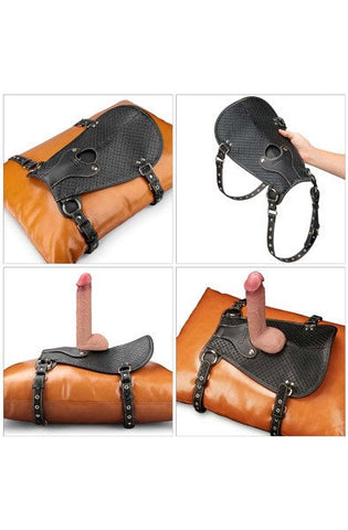 Rebellion Reign Adjustable Dildo Saddle by Lovetoy - Sex Furniture
