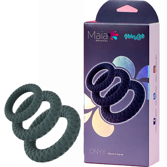 Maia ONYX Pleasure Rings - Redefine Your Bedroom Escapades