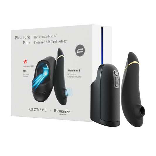 Pleasure Pair Arcwave Ion & Womanizer Premium 2 Stroker