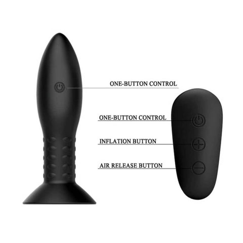 MR PLAY Rotation Beads Anal Plug Beaded Butt Plug by Baile - Butt Plugs