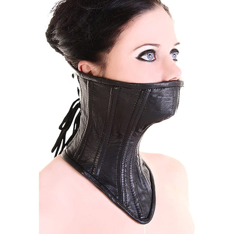 Neck Corset Neck Corsage Lamb Leather by BDStyle - Unclassified