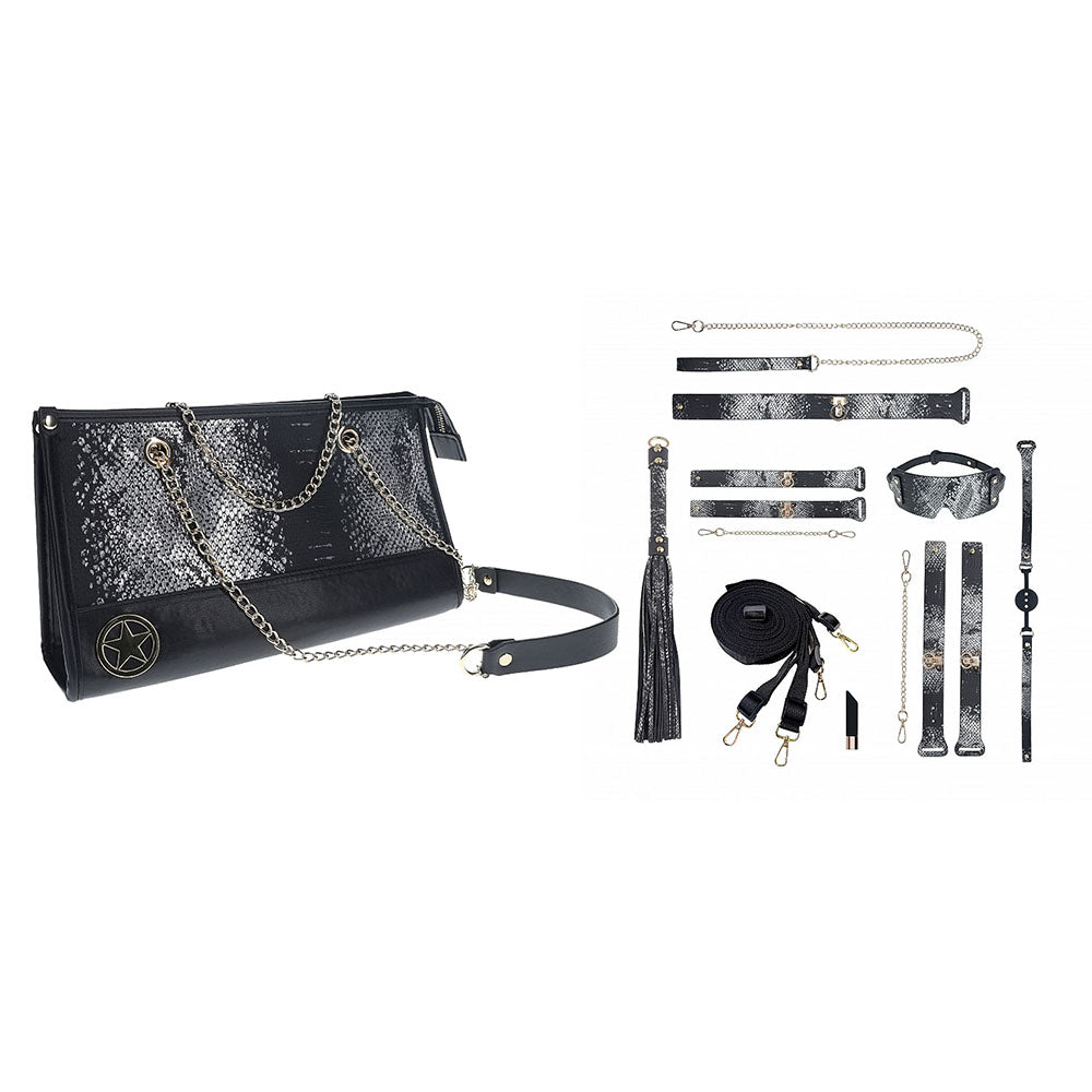 OUCH! FLORENCE Bondage Kit with Bag - - Realistic Dildos