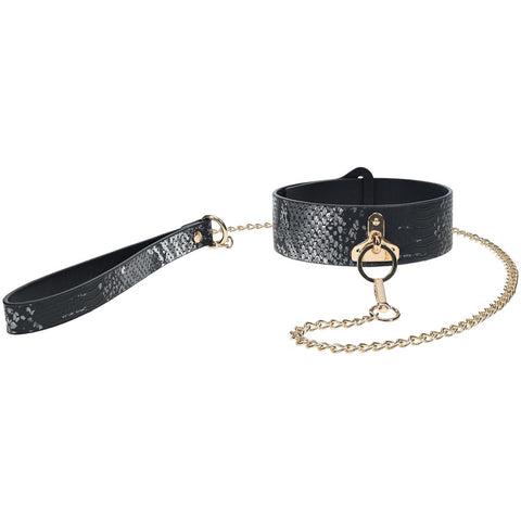 OUCH! Florence Collection Collar with Leash Restraint - Bondage Kits