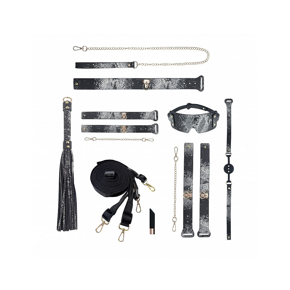 OUCH! FLORENCE Bondage Kit with Bag - - Realistic Dildos