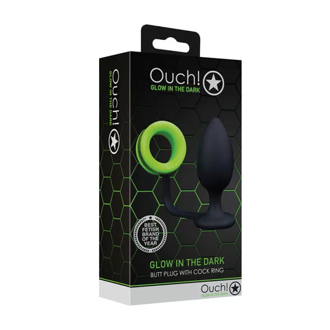 Glow-in-the-Dark Butt Plug by Shots Toys - Butt Plugs