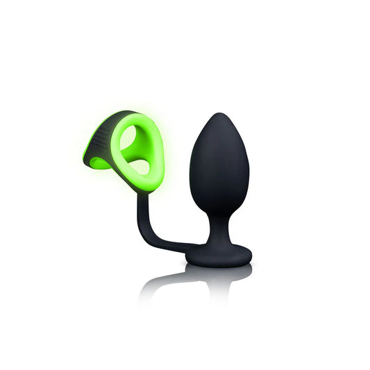Ouch! Luminous Delight - Glow-in-the-Dark Pleasure Plug