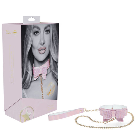 OUCH! Paris Collection Collar with Leash Restraint - Bondage Kits
