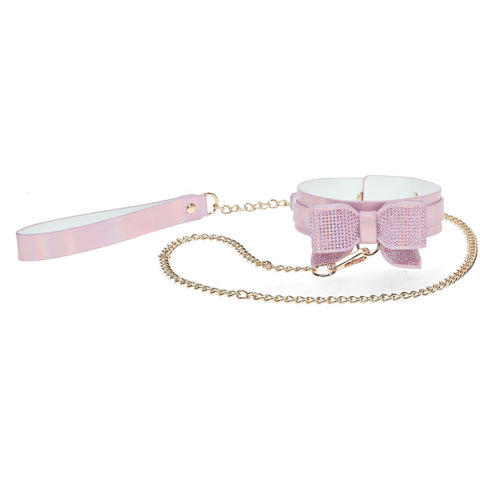 OUCH! Paris Collection Collar with Leash Restraint - Bondage Kits