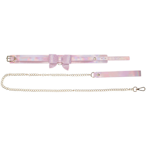 OUCH! Paris Collection Collar with Leash Restraint - Bondage Kits