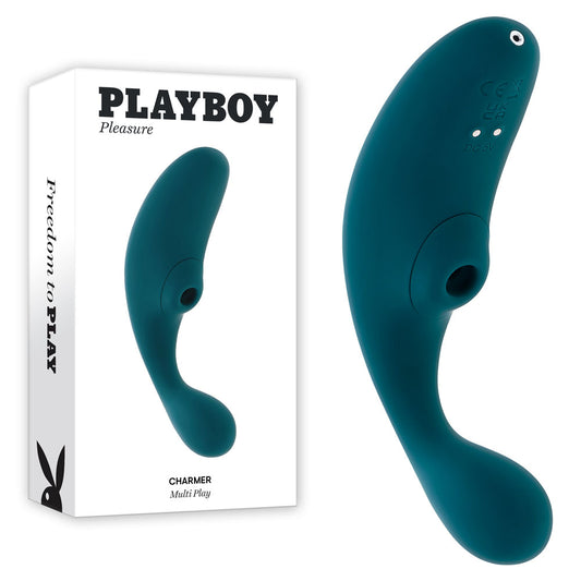 Playboy Pleasure CHARMER - Dual-Action Clitoral Suction & Vibration Massager