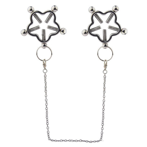 Priss Press Nipple Clamps Waterproof by BDStyle - Nipple and Clit Clamps