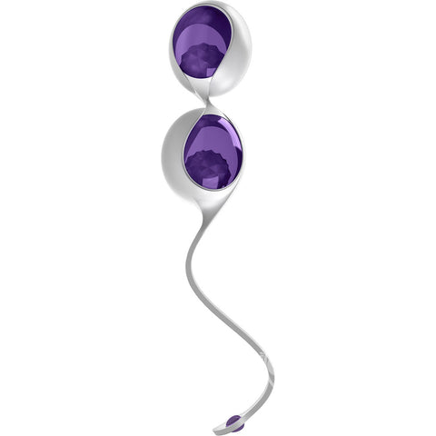 OVO L1 White Lilac Silicone Kegel Balls by Xgen Products - Love Eggs and Kegel Exercisers