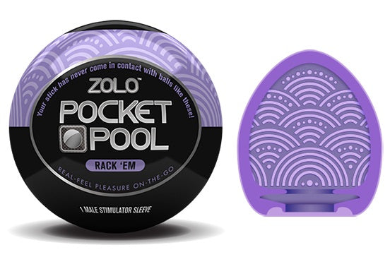 Zolo Pocket Pool Single Rack Em - - Masturbators and Strokers