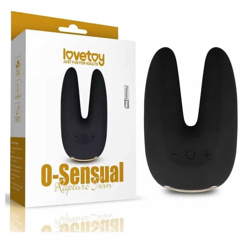 Lovetoy O Sensual Rapture Dual Motor Clit Massager Vibrator - Clit Ticklers and Pulsators