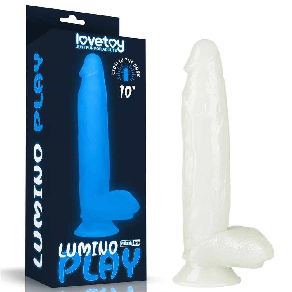 Lovetoy Lumino Play Realistic Dong 10 Inch - Realistic Dildos