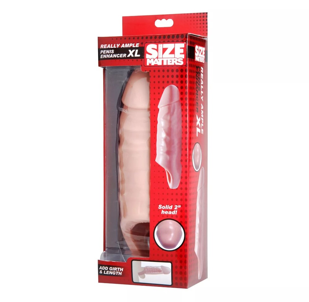 Size Matters Really Ample Penis Enhancer Sheath XL - Pumps, Extenders and Sleeves
