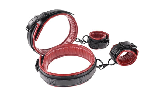 Saffron Thigh and Wrist Cuff Set by Sportsheets - Cuffs and Restraints