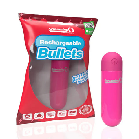 Rechargeable Bullet by Screaming O - Cock Rings
