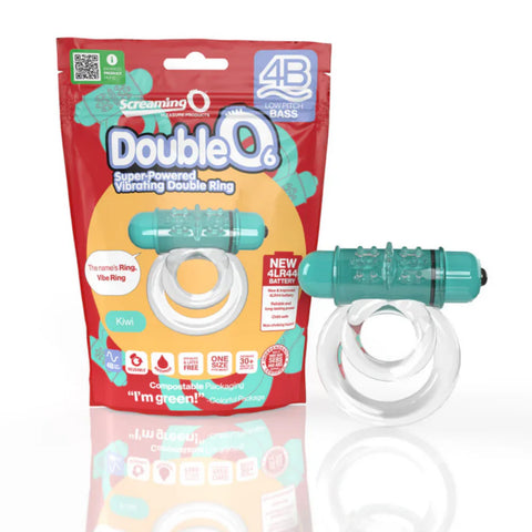4B DoubleO 6 Blueberry Cock Ring by Screaming O - Cock Rings