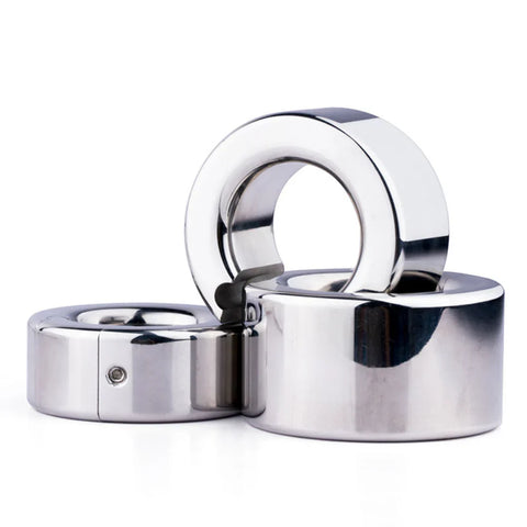 Scrotum ring pendant weight for male delay by BDStyle - Steel Sex Toys