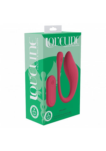 Loveline 10 Function Velvet G-Spot Massager by Shots Toys - G-Spot Vibrators