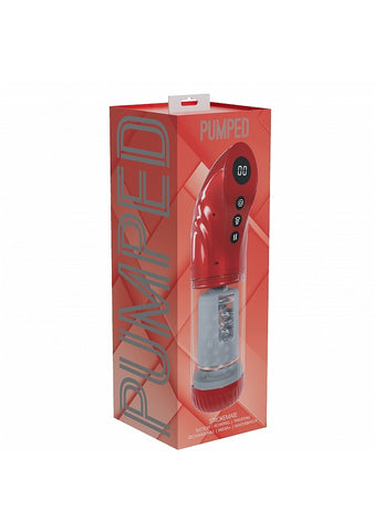PUMPED StrokeMate Rotating & Thrusting Masturbator - Masturbators and Strokers
