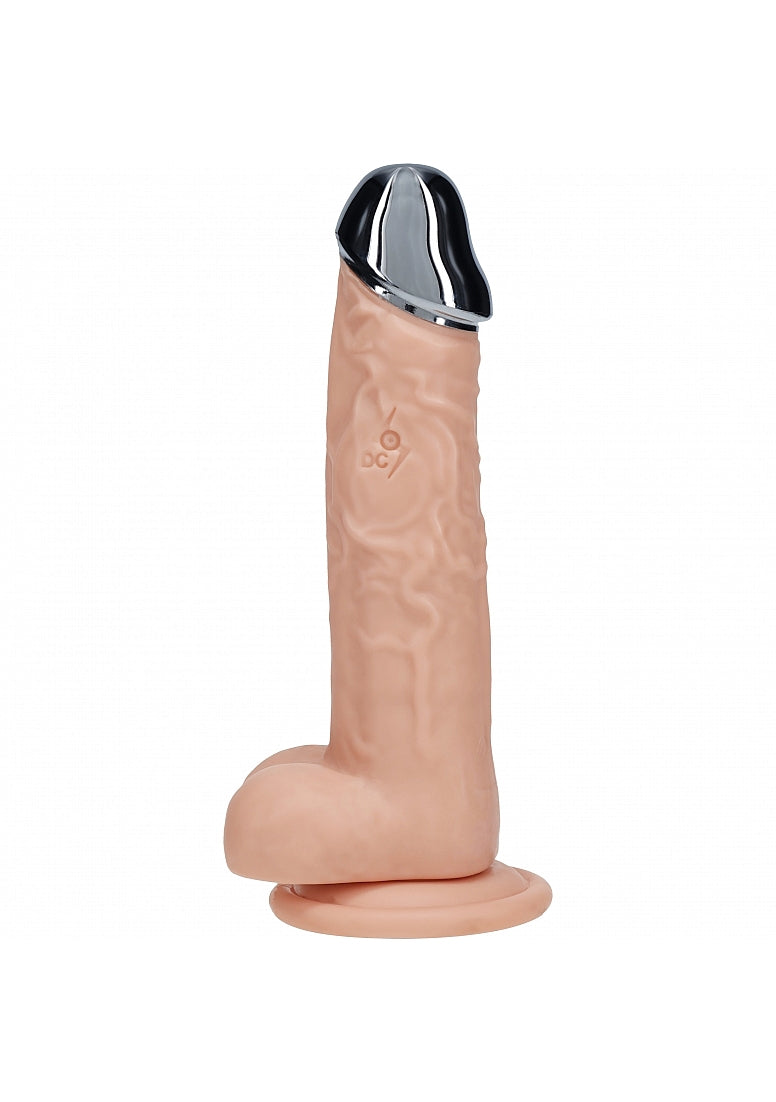 Shots REALROCK Metal Head 6 Inch Realistic Vibrating Dildo - Vibrating Dildos