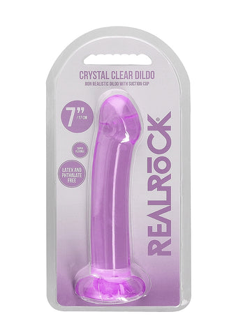 REALROCK Non Realistic Dildo With Suction Cup Dong Pink - Non-Realistic Dildos