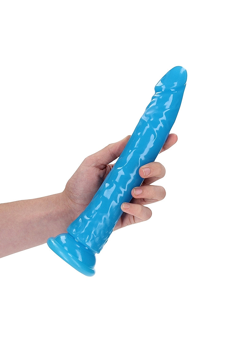 Shots Toys 10 Inch Slim Glow in the Dark Neon Dongs - Realistic Dildos