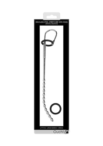 Urethral Sounding Stainless Steel Stretcher by Shots Toys - Urethral Sounds