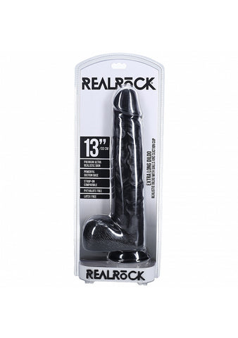 RealRock Ultra Realistic Extra Large Dildo With Balls - Realistic Dildos
