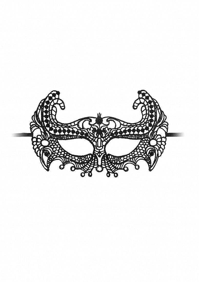 Shots Toys Empress Hand Made High Quality Lace Mask - Masks And Blindfolds