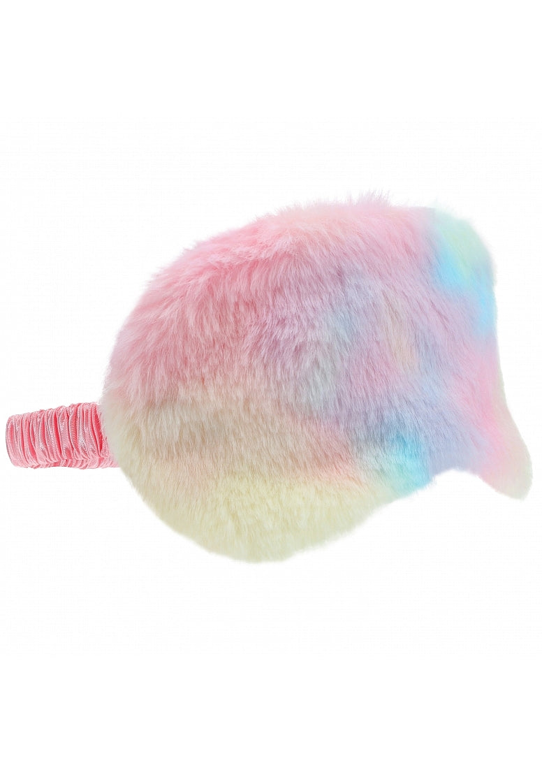 Shots Toys OUCH! Fetish Power Play Fluffy Eye Mask - Masks And Blindfolds