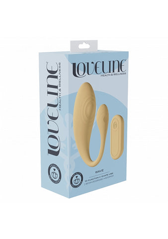 Wave C-Shape 10 Function G-Spot Massager by Shots Toys - G-Spot Vibrators