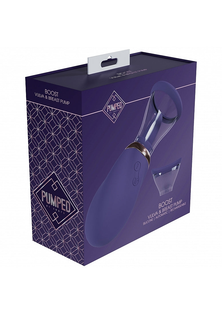 Shots Pumped Boost Automatic Silicone Vulva & Breast Pump - Breast and Nipple Toys