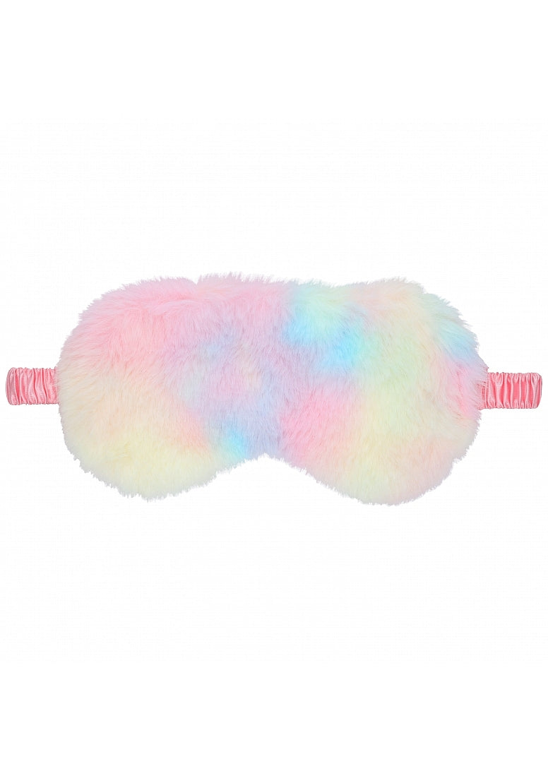 Shots Toys OUCH! Fetish Power Play Fluffy Eye Mask - Masks And Blindfolds
