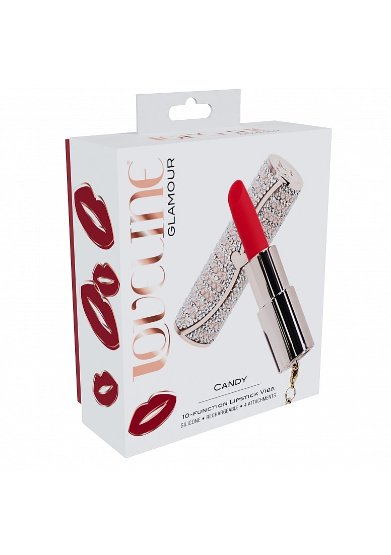 Shots Loveline Candy 10 Functions Lipstick Vibrator - Personal Massagers