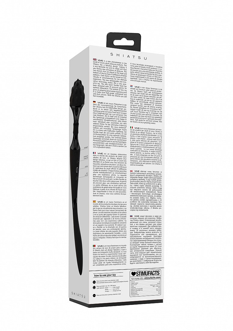 Shiatsu Bendable Body Wand Massager by Shots Toys - Body Wands