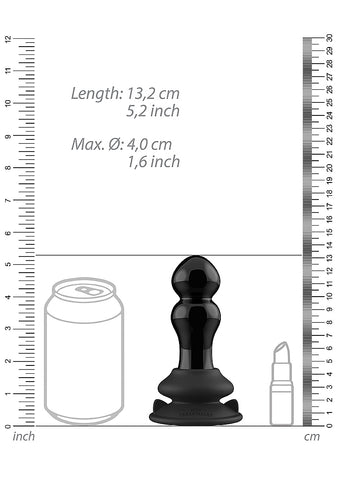 Rimly Remote Control Glass Vibrator by Shots Toys - Glass Sex Toys