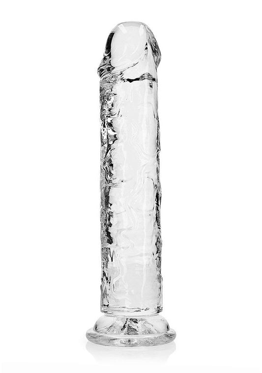 REALROCK Straight Dildo 10'' Dong Transparent - Realistic Dildos