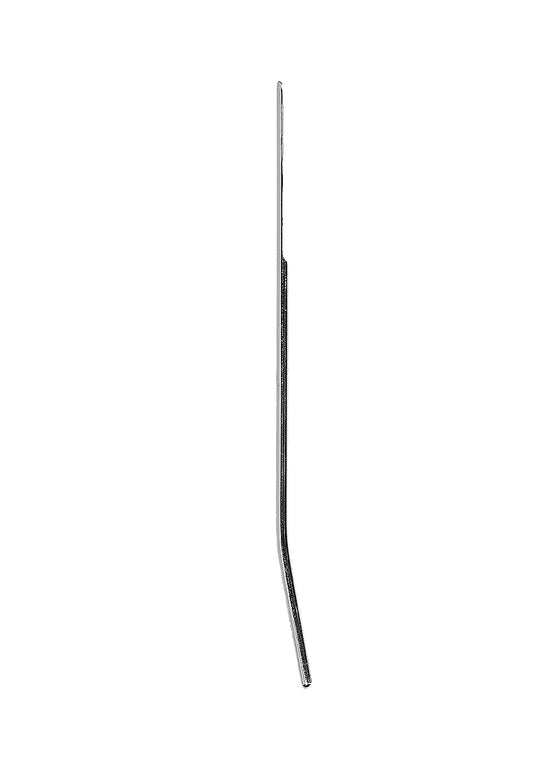 Shots Urethral Sounding Stainless Steel Dilator Black
