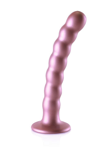Beaded Suction Cup G-Spot Dildo by Shots Toys - Non-Realistic Dildos