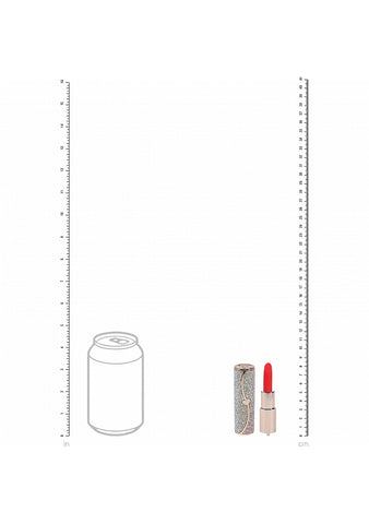 LOVELINE Sparkle USB Rechargeable Lipstick Vibrator - Personal Massagers