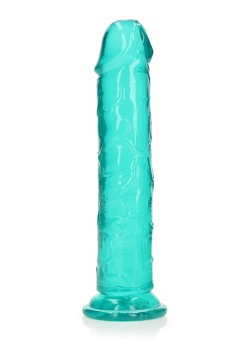 Shots Toys Crystal Clear 9 Inch Straight No Balls Dildo - Realistic Dildos