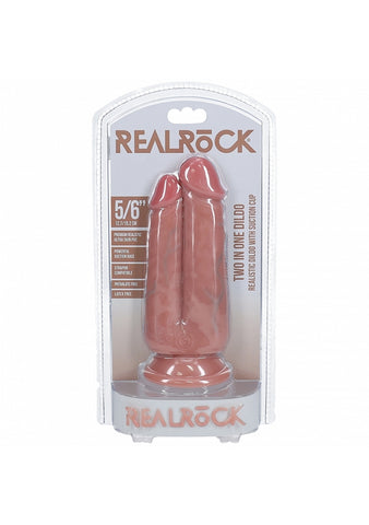 RealRock Ultra Realistic Skin 2-in-1 Dildo 5 by Shots Toys - Realistic Dildos