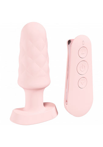 Loveline Velvet Remote Control Vibrating Butt Plug - Butt Plugs