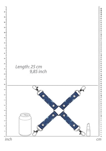 Roughend Denim Style Fetish Play Hogtie Restraints - Cuffs And Restraints