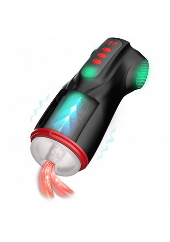 MASTURS Raven and Sucking Auto Stroker by Shots Toys - Masturbators and Strokers